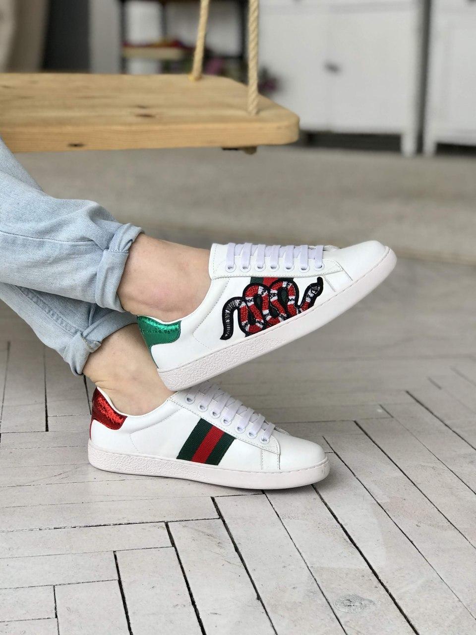 Gucci White Red