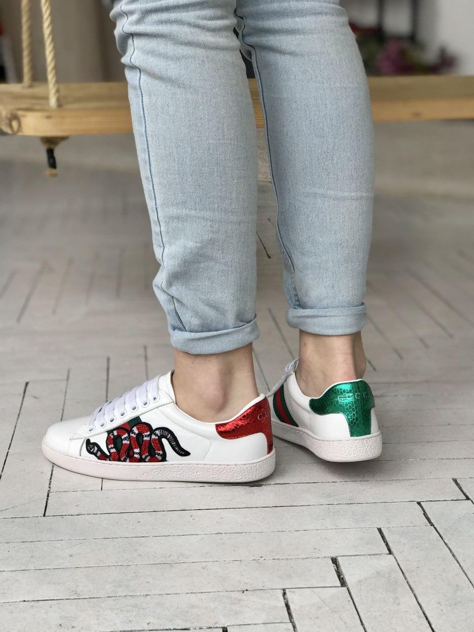 Gucci White Red