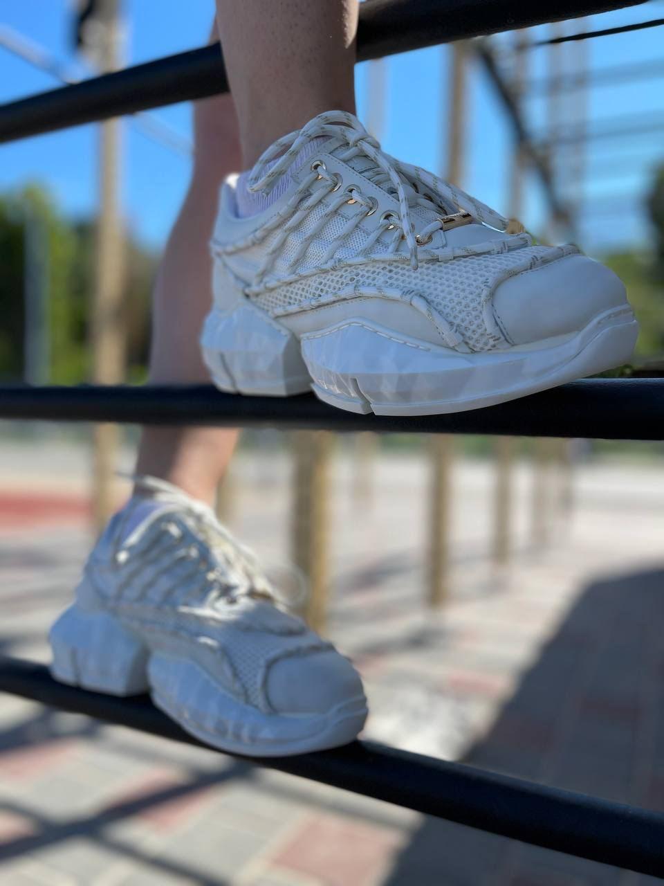 Jimmy Choo Sneakers White Ropes
