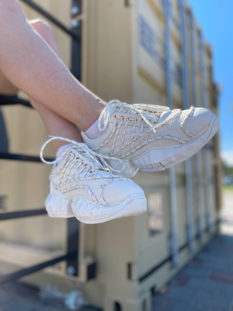 Jimmy Choo Sneakers White Ropes