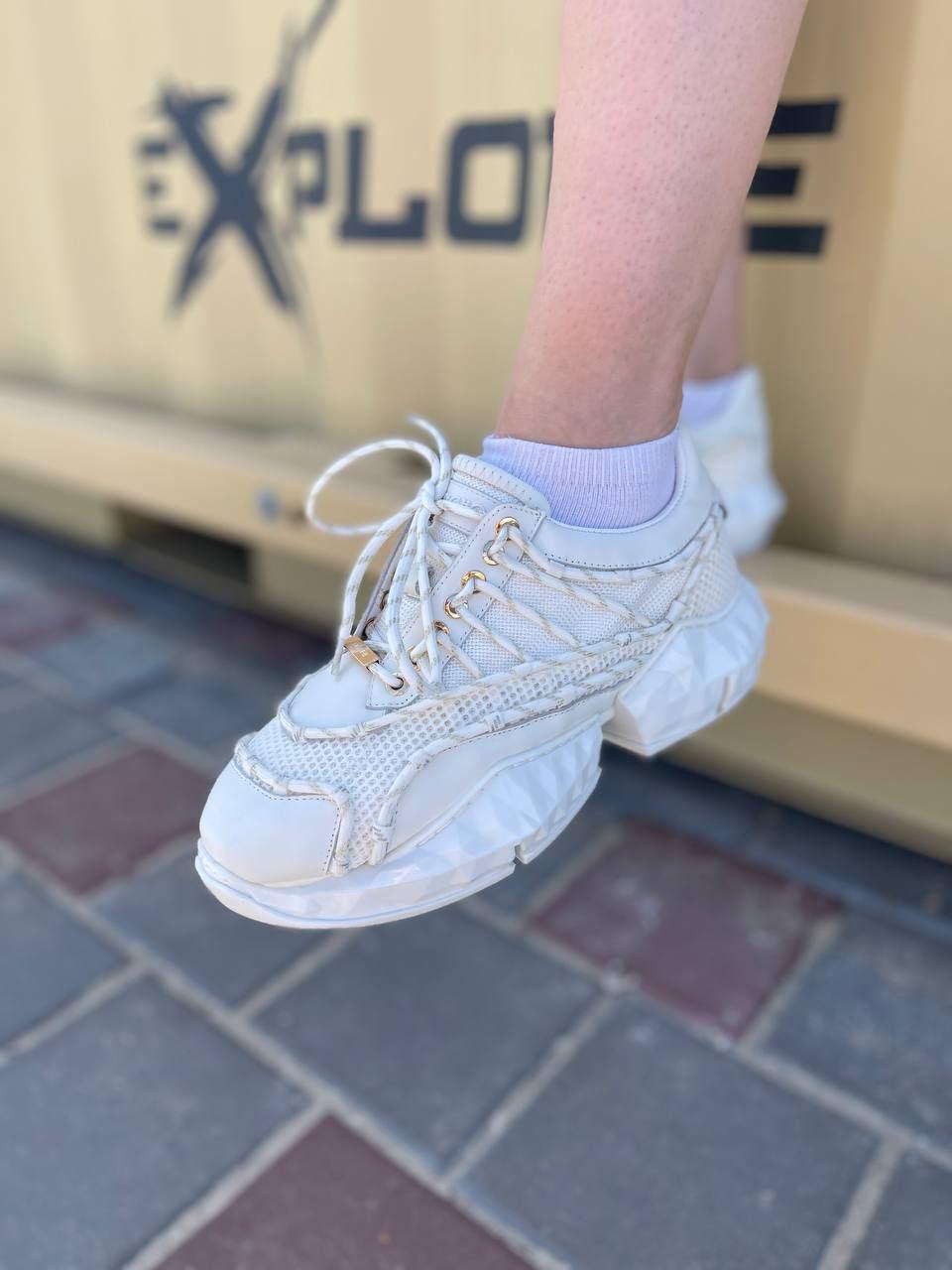 Jimmy Choo Sneakers White Ropes