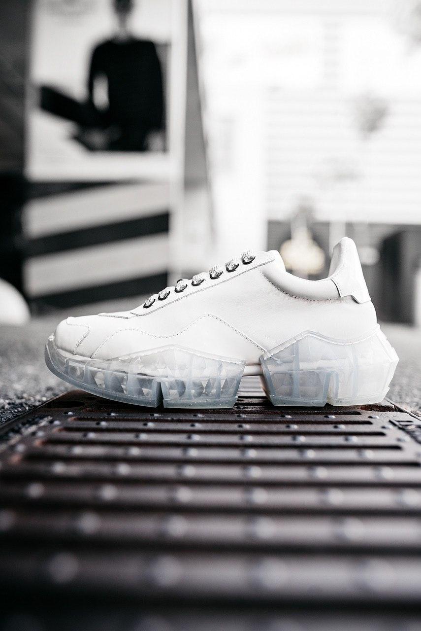 Jimmy Choo White Leather