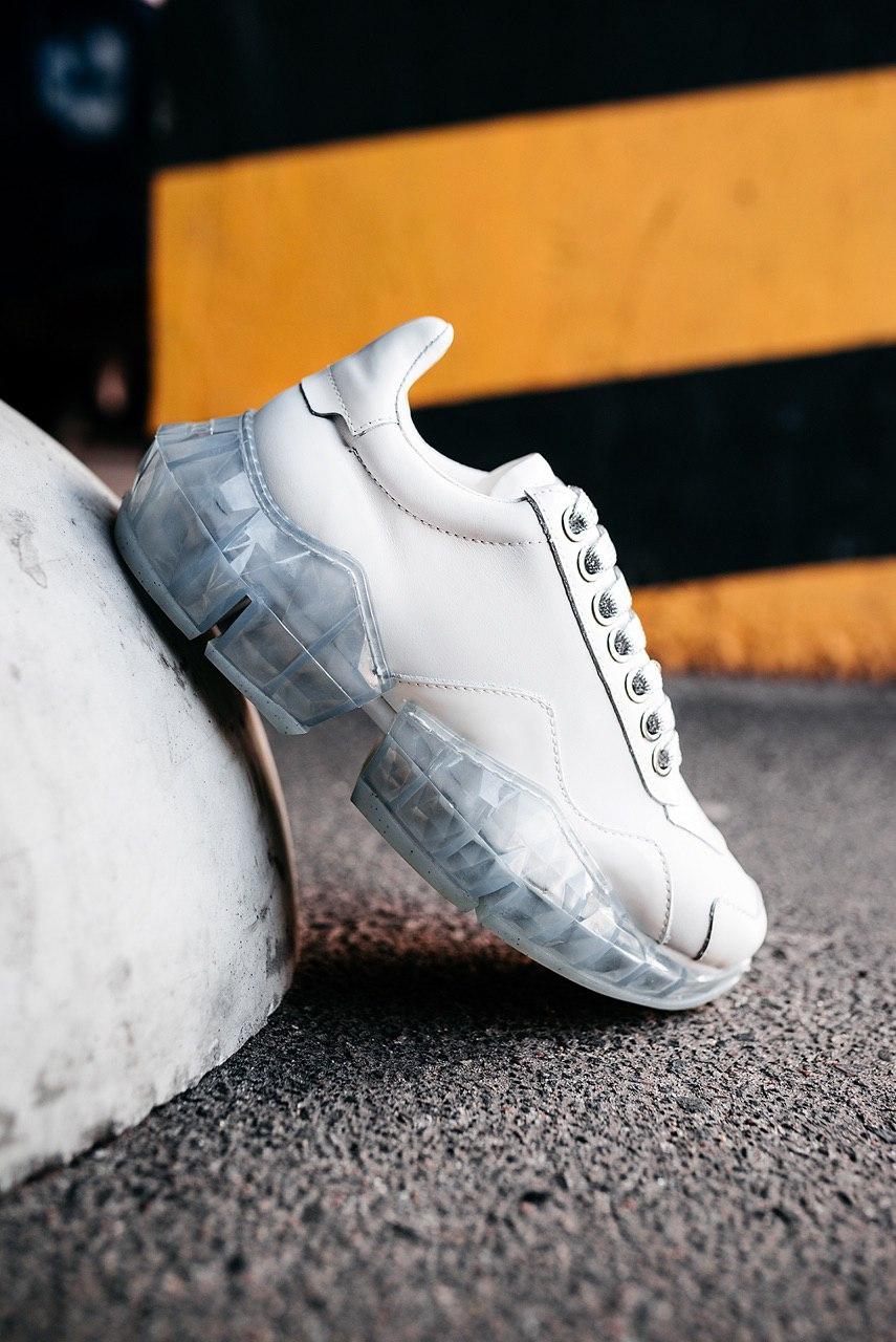 Jimmy Choo White Leather