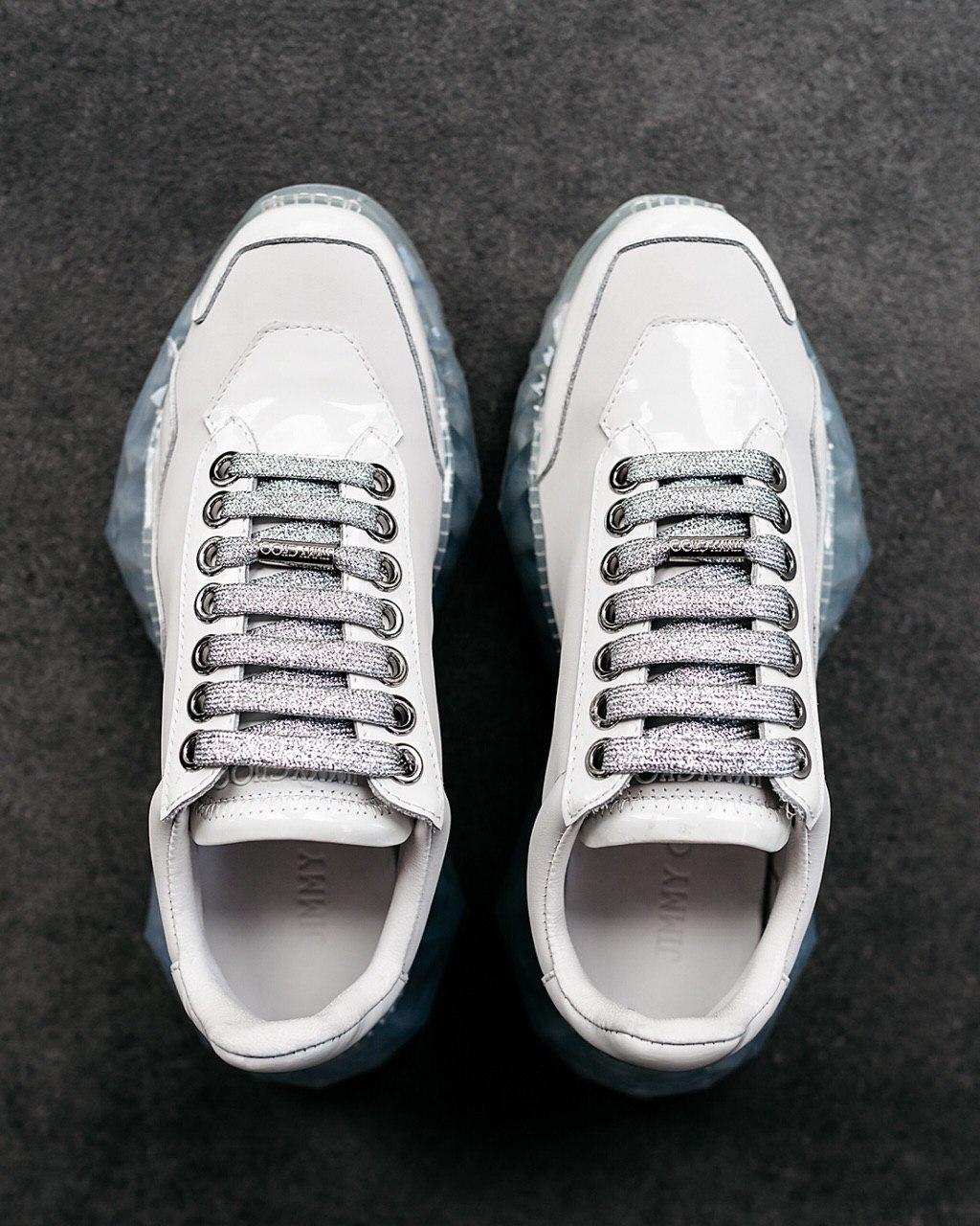 Jimmy Choo White Leather