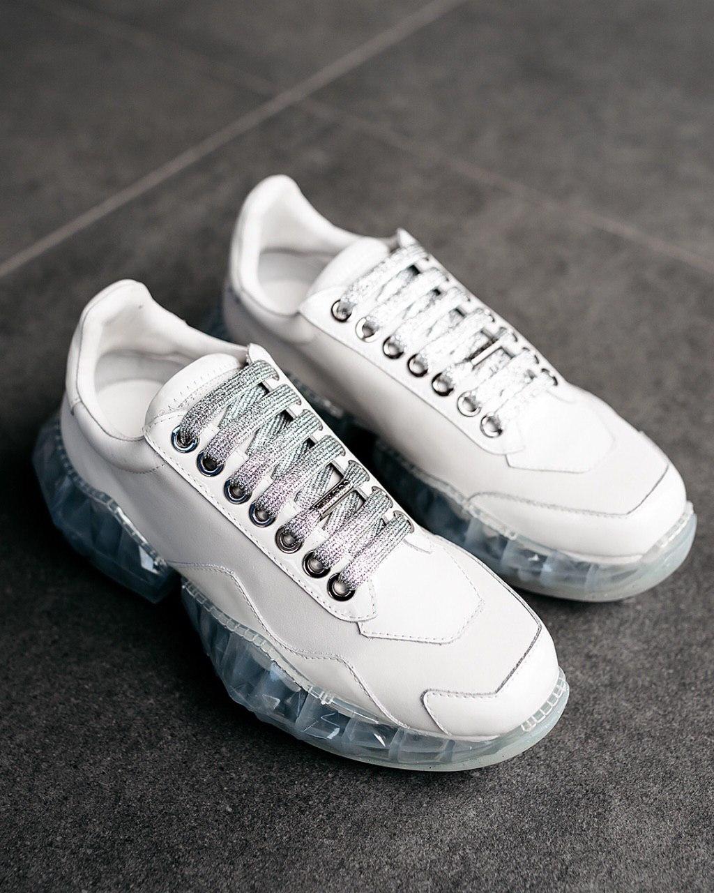 Jimmy Choo White Leather