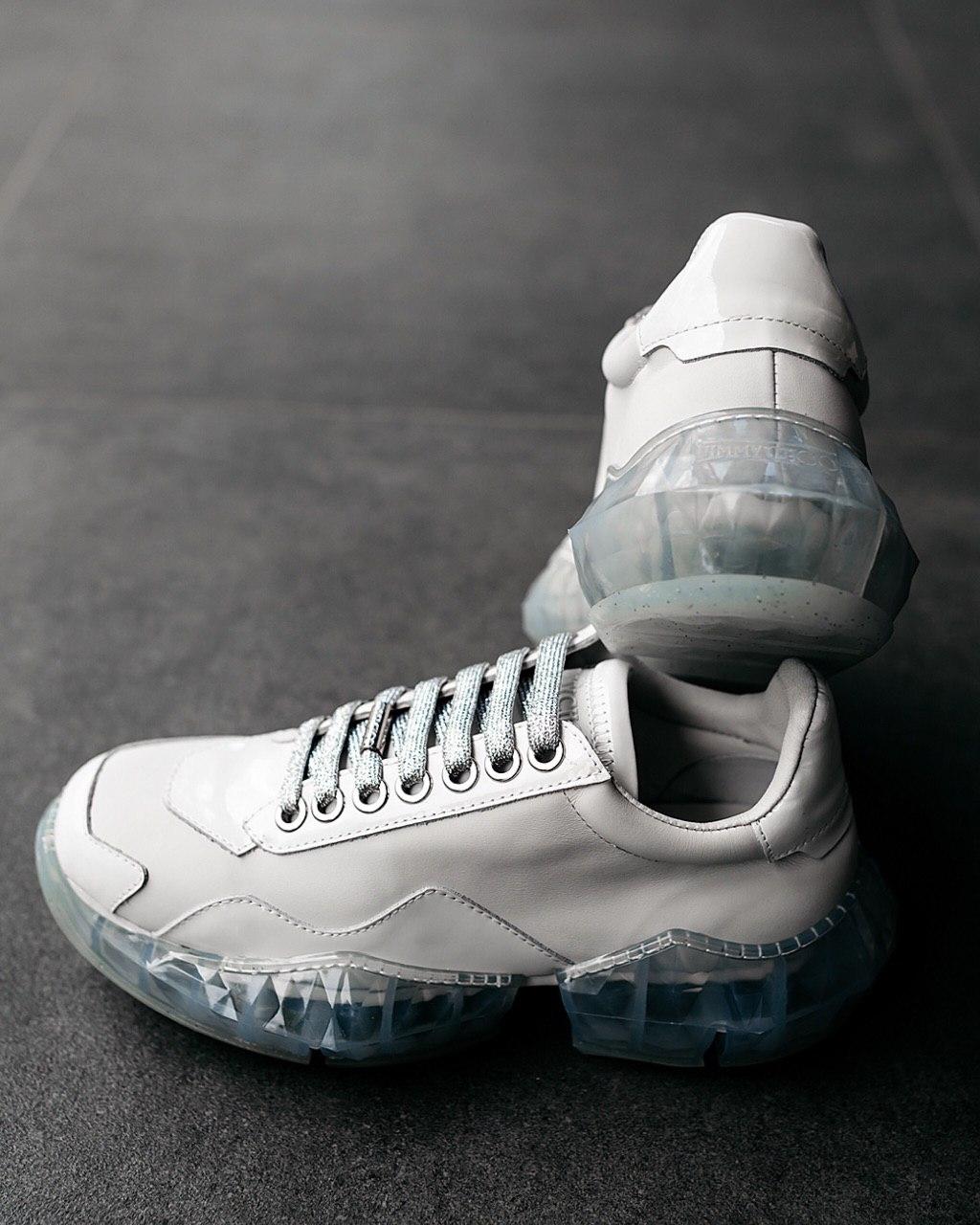 Jimmy Choo White Leather