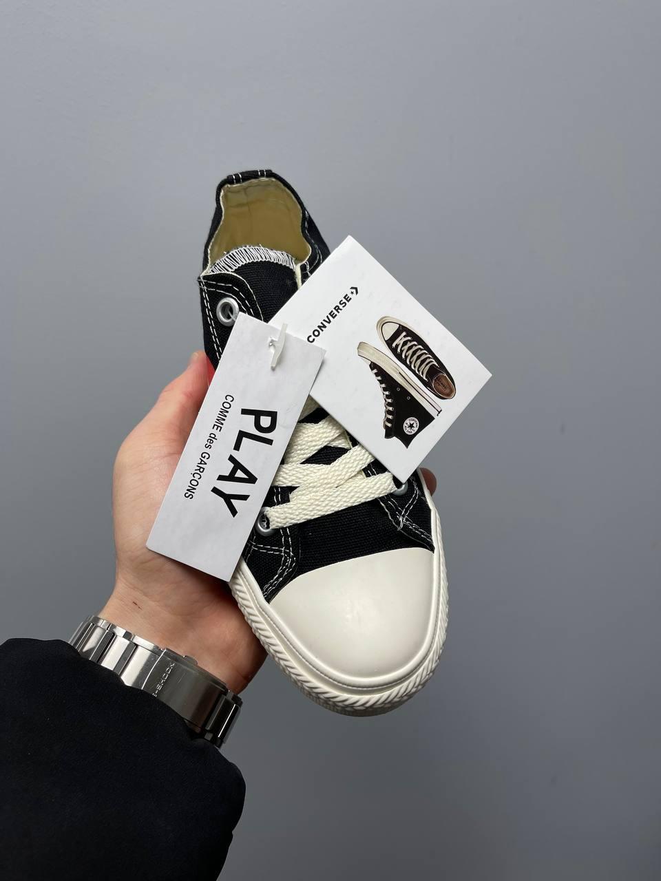 Converse Des Garçons Play x Converse Low