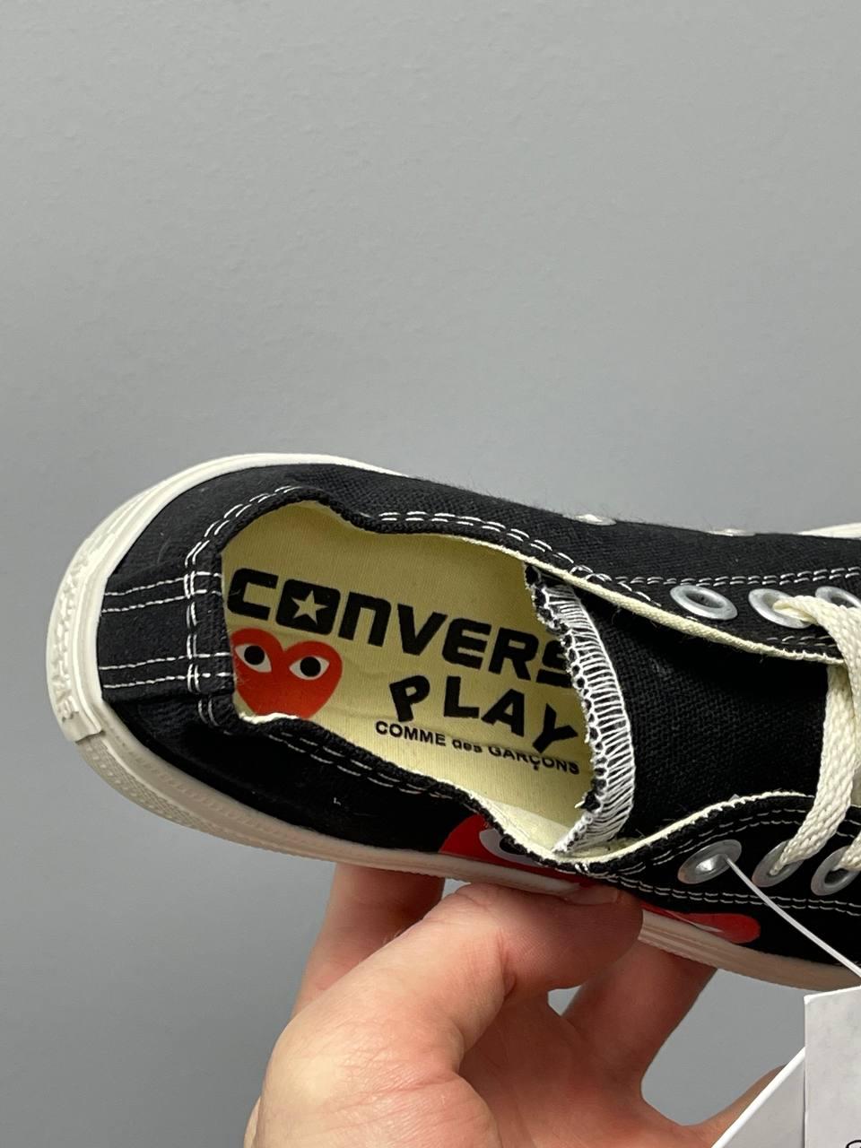 Converse Des Garçons Play x Converse Low