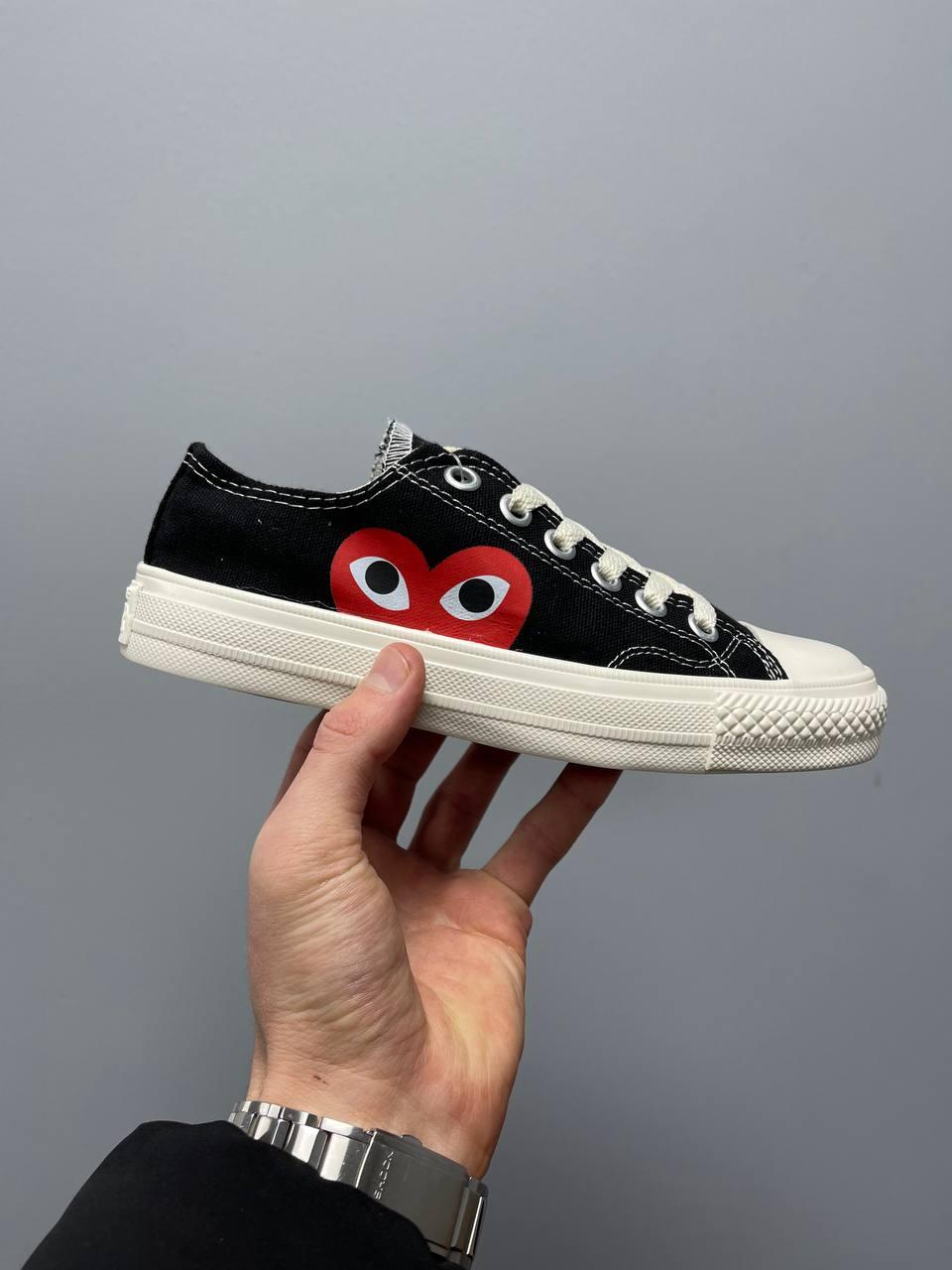 Converse Des Garçons Play x Converse Low