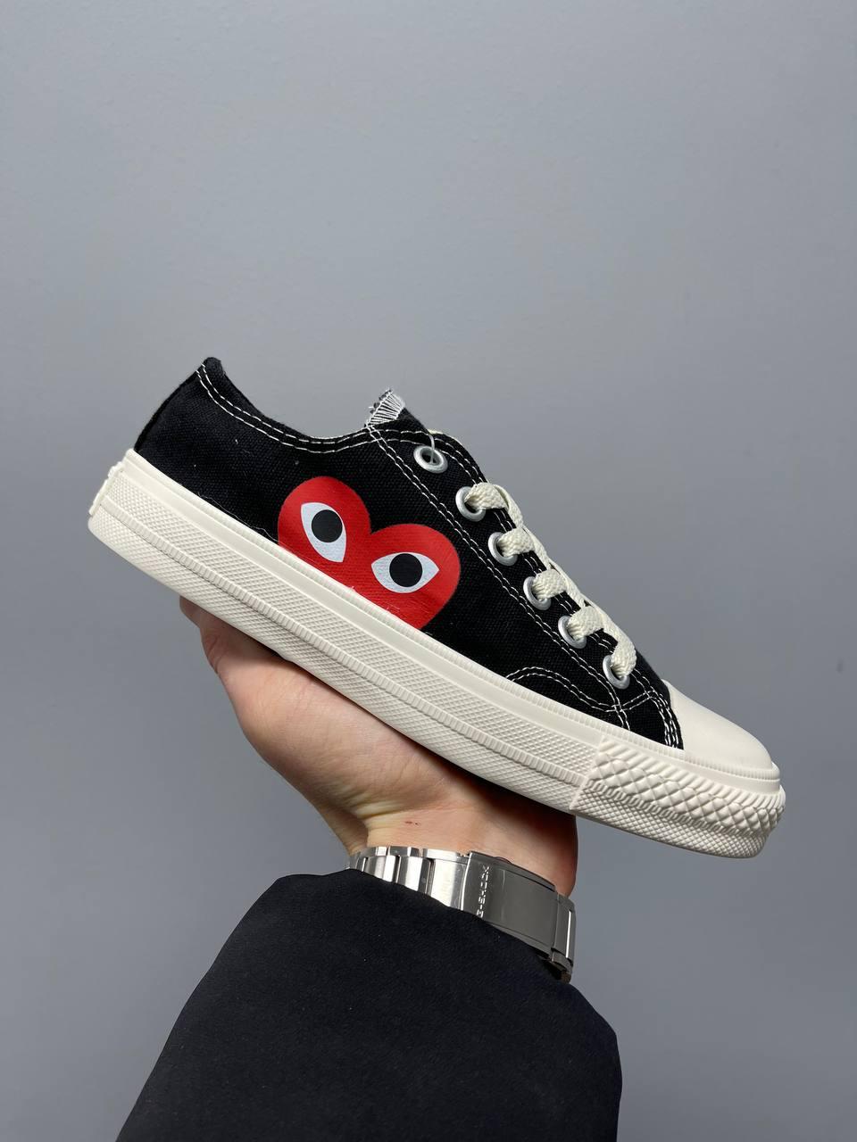 Converse Des Garçons Play x Converse Low