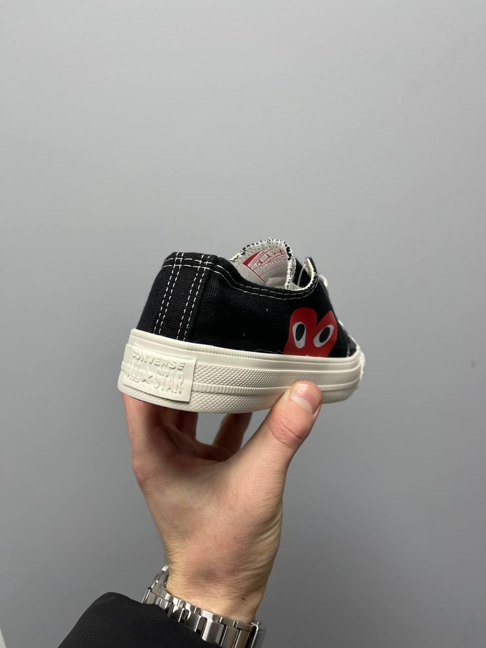 Converse Des Garçons Play x Converse Low