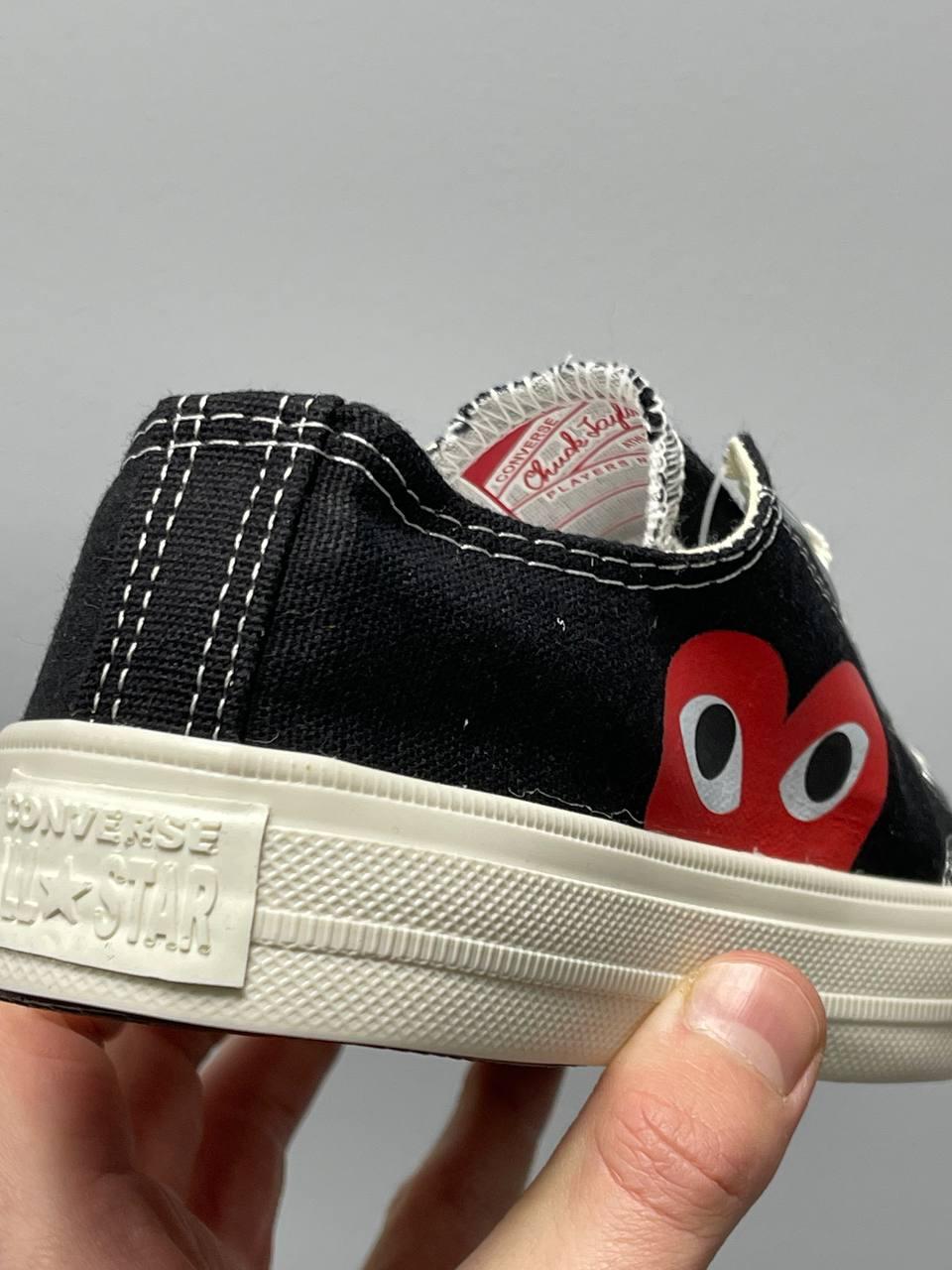 Converse Des Garçons Play x Converse Low