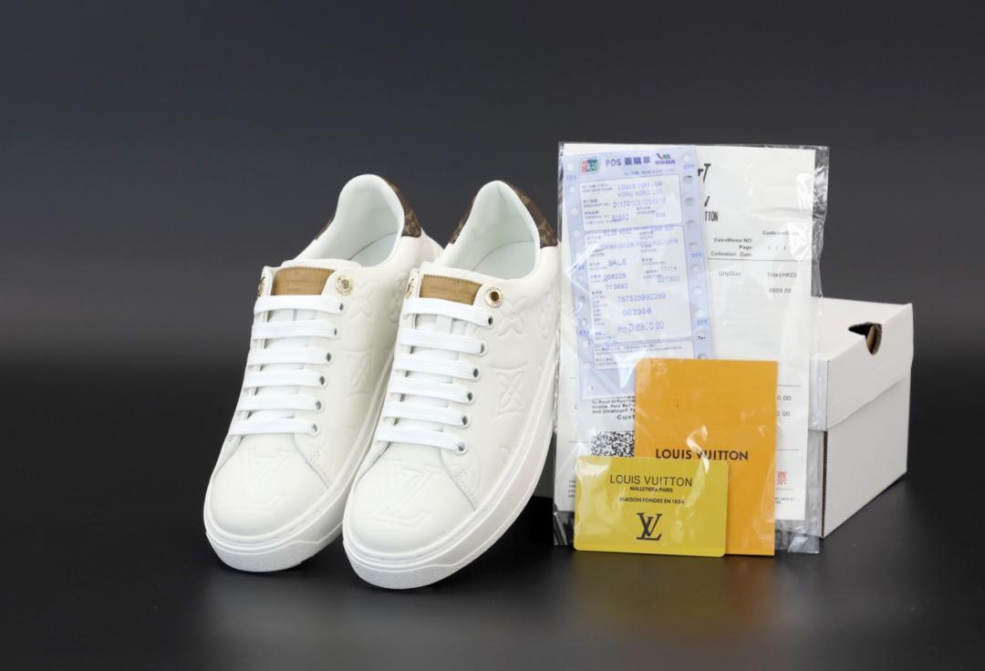 Louis Vuitton White Brown