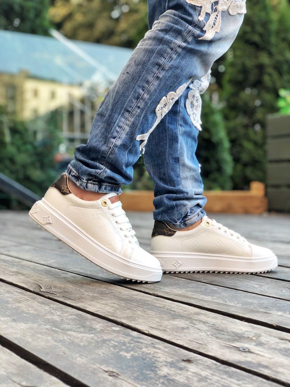 Louis Vuitton White Brown