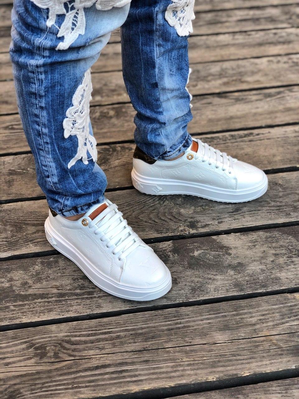 Louis Vuitton White Brown