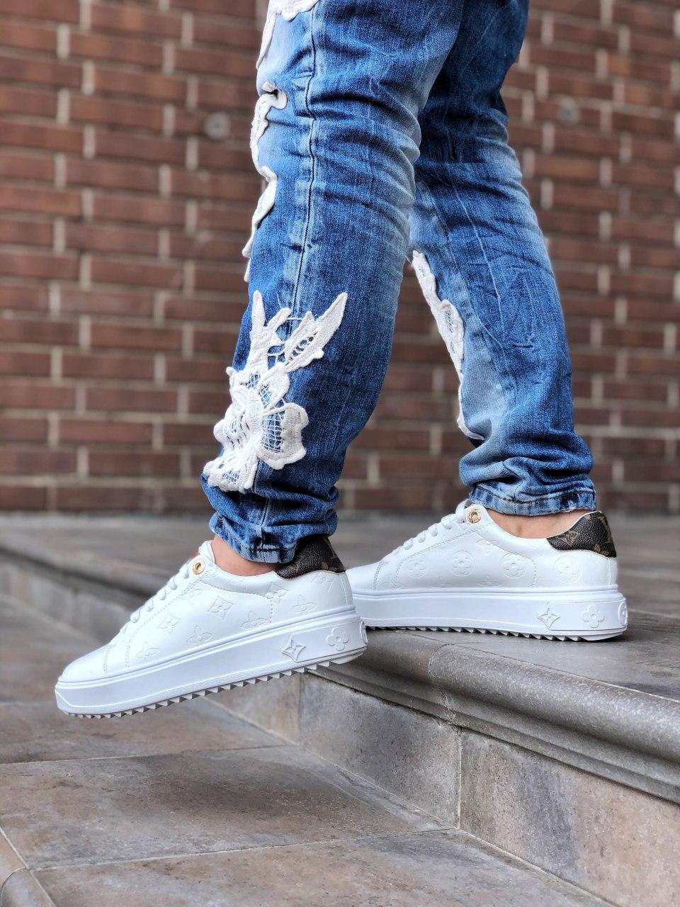 Louis Vuitton White Brown