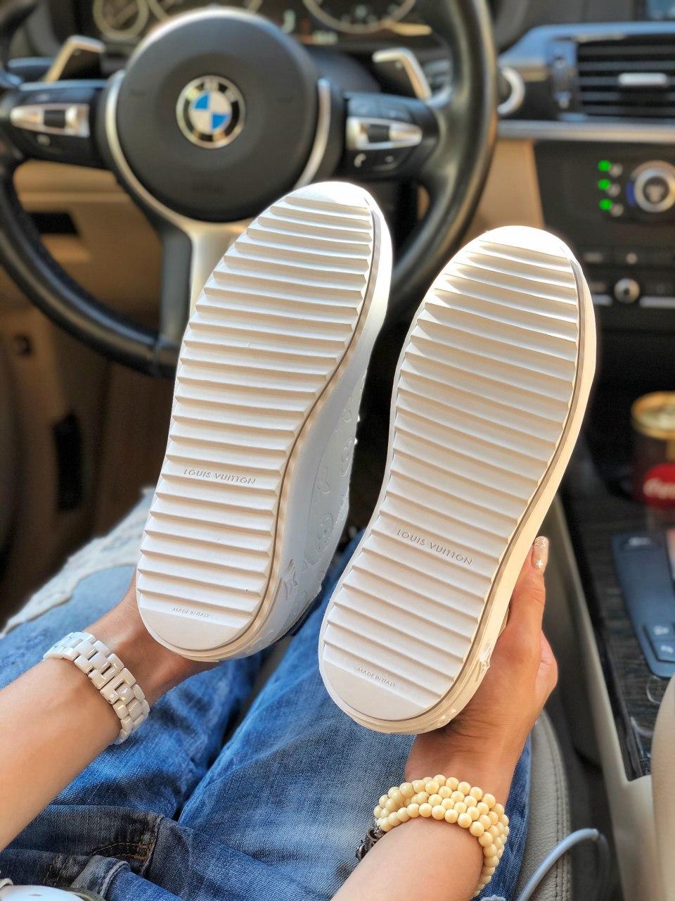 Louis Vuitton White Brown