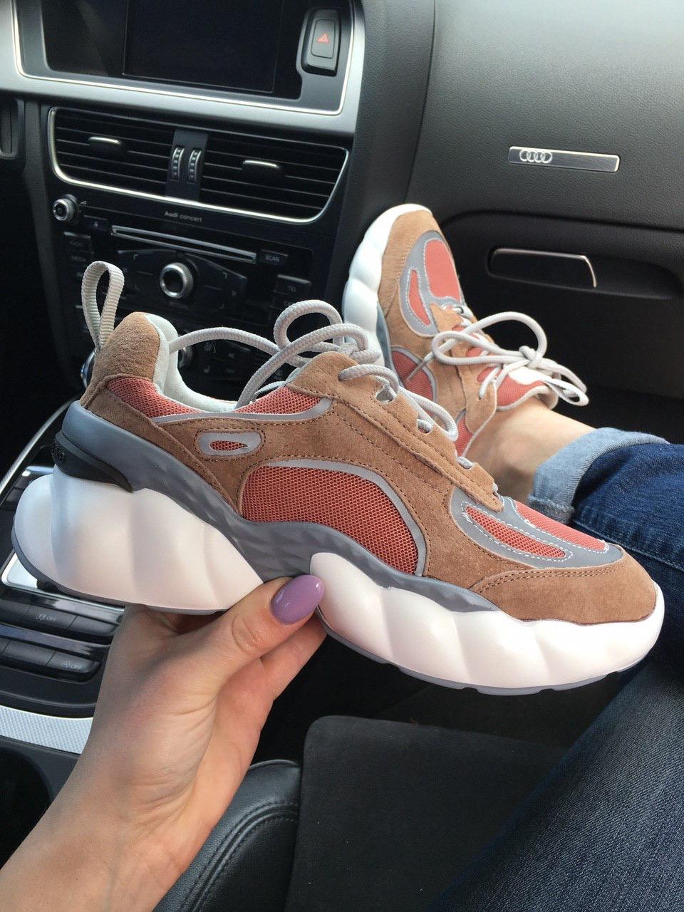 MCM White Orange Reflective