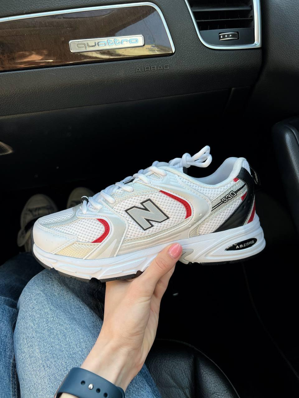 New Balance 530 White Red v2
