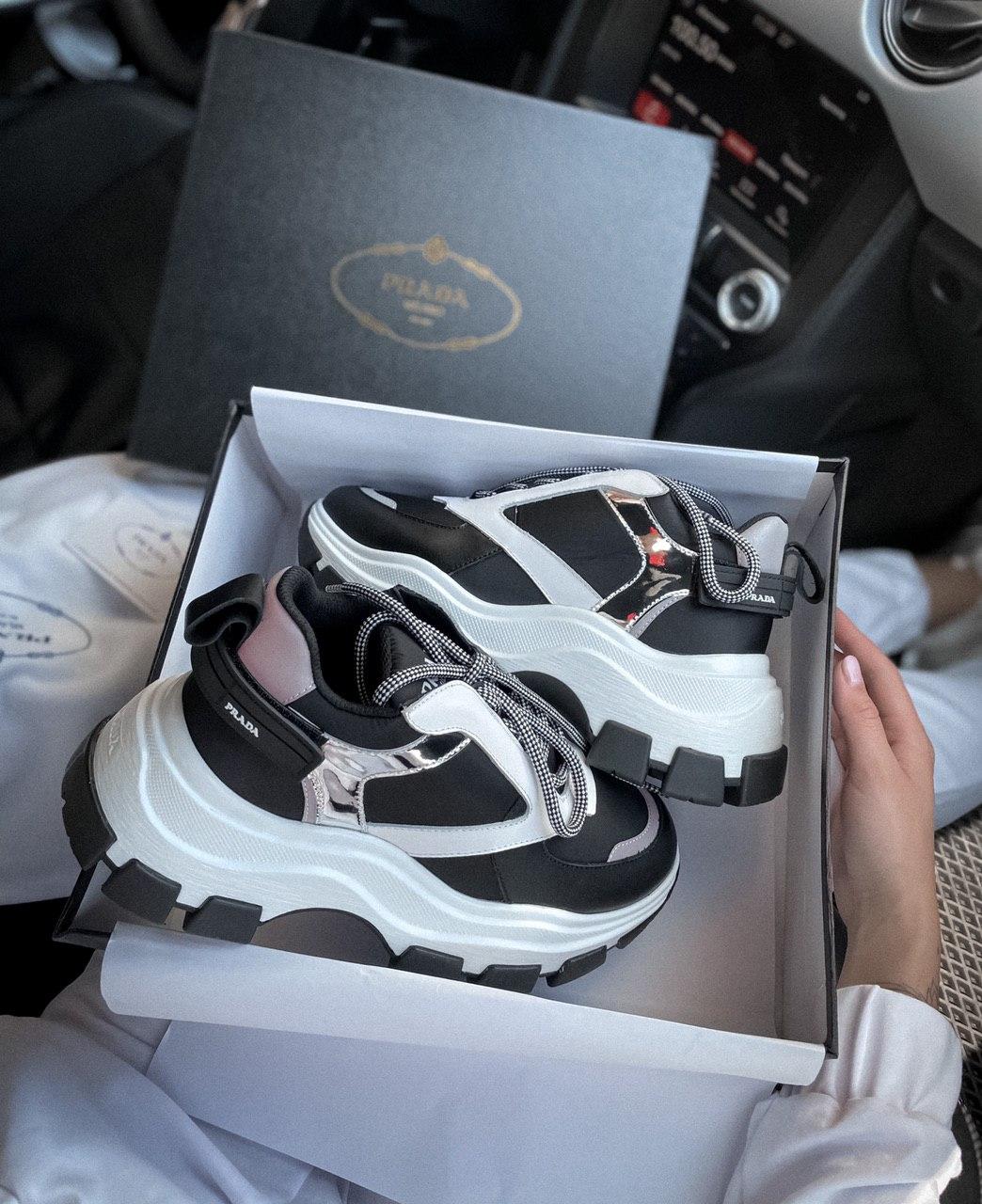 Prada Chunky Black White