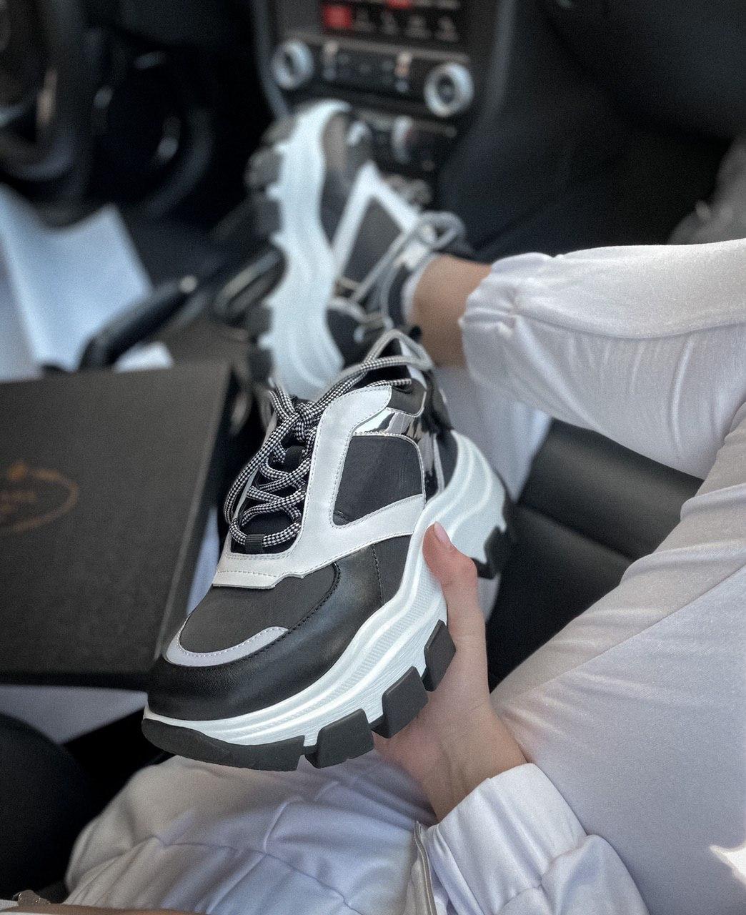 Prada Chunky Black White