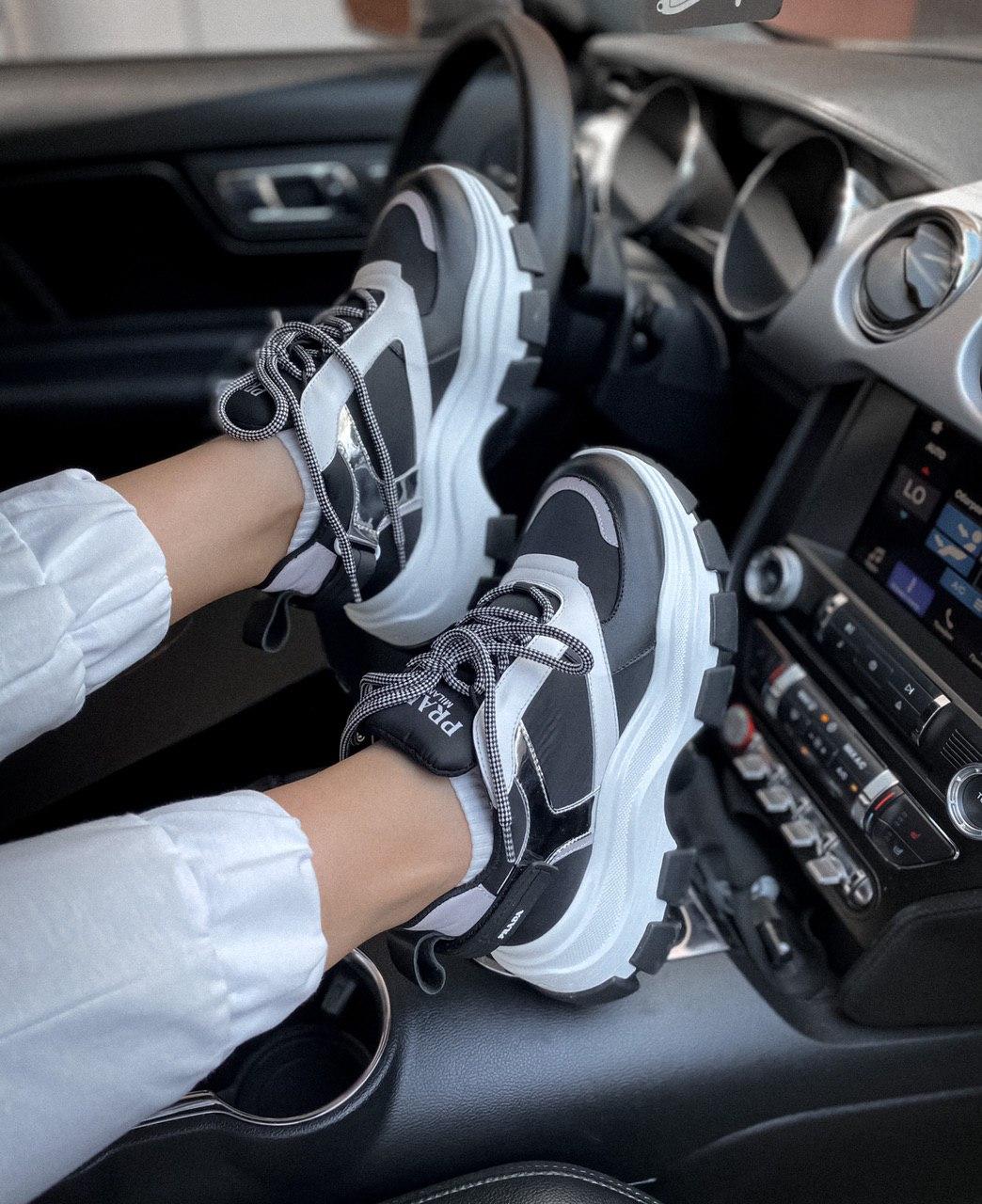 Prada Chunky Black White