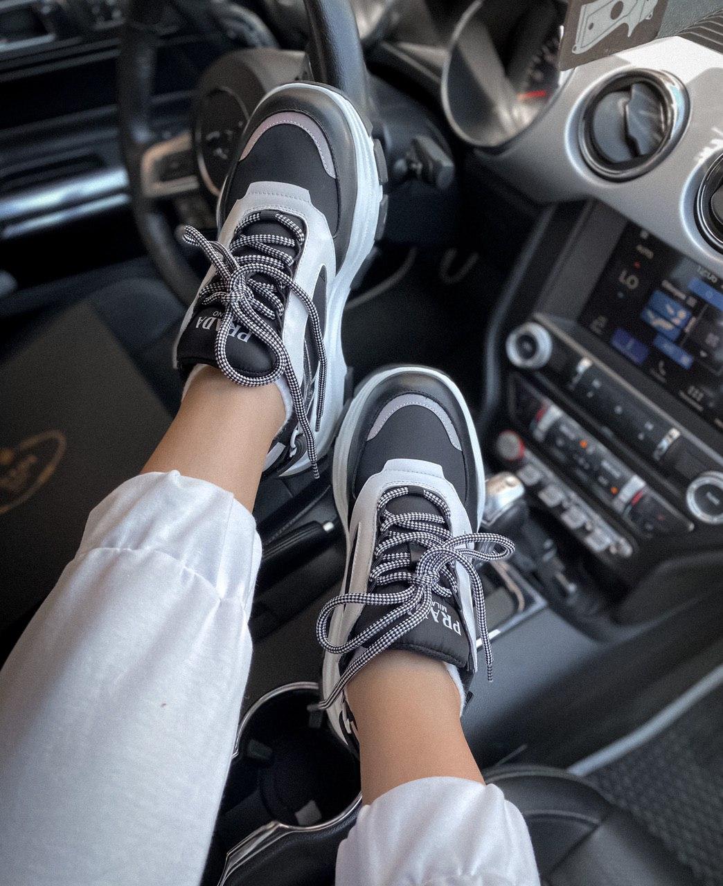 Prada Chunky Black White