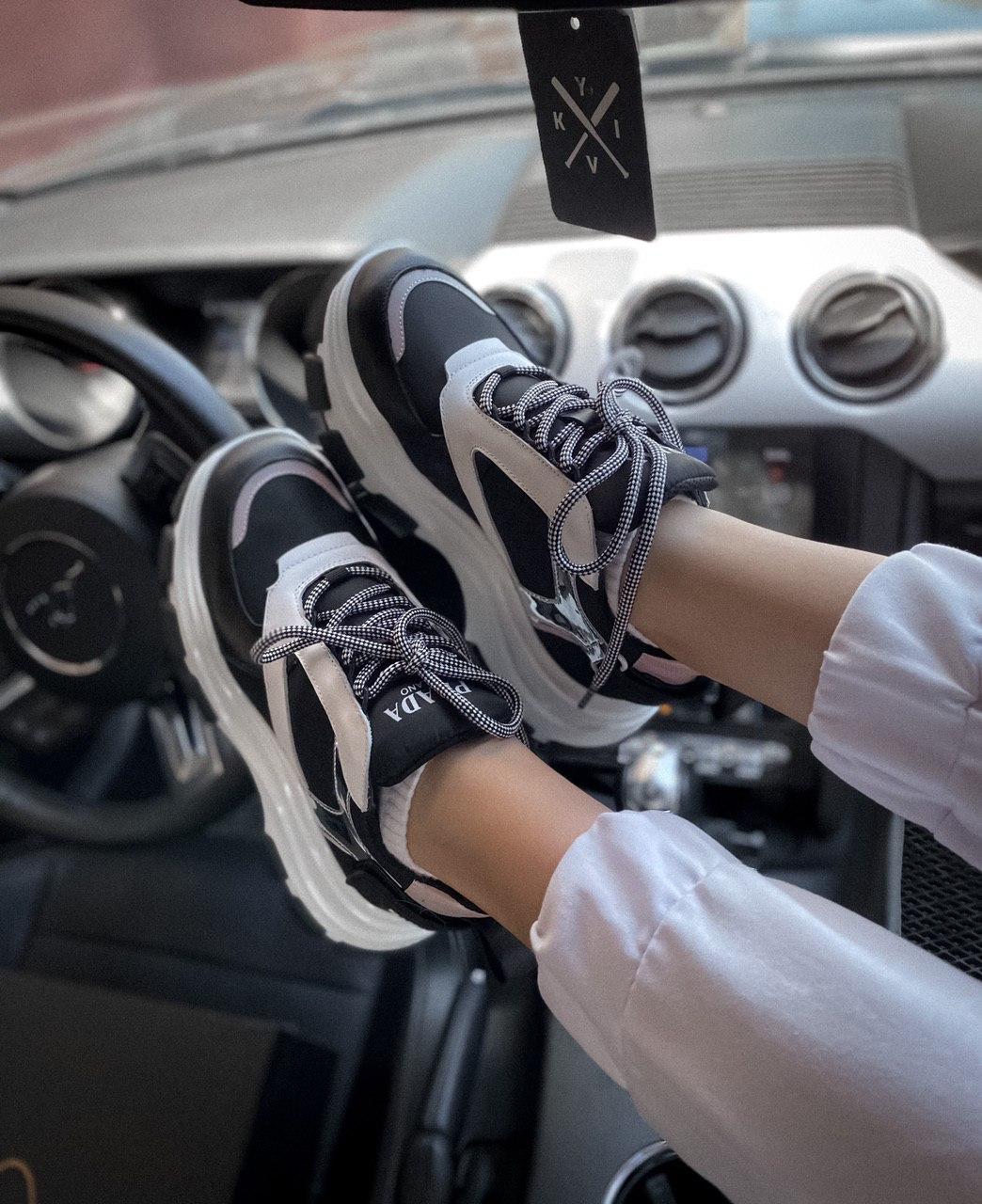 Prada Chunky Black White