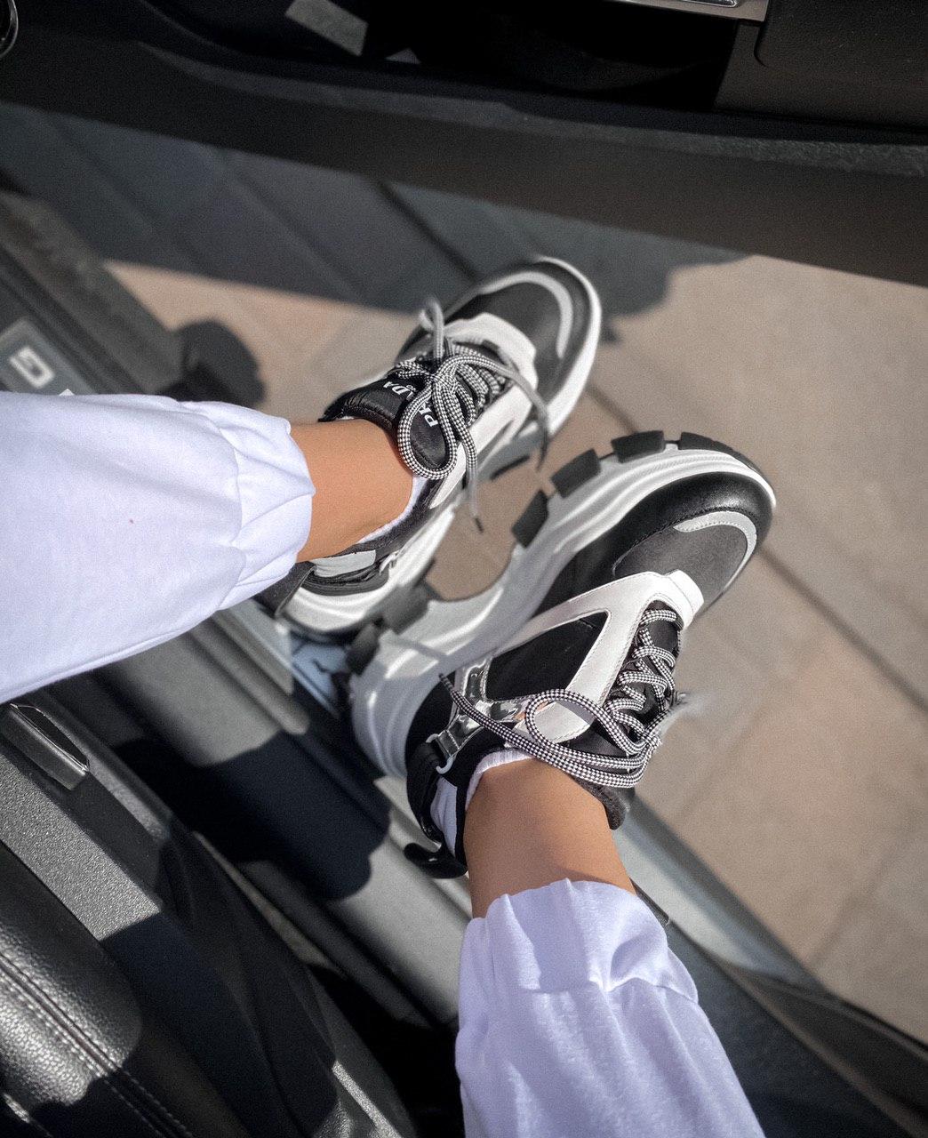 Prada Chunky Black White