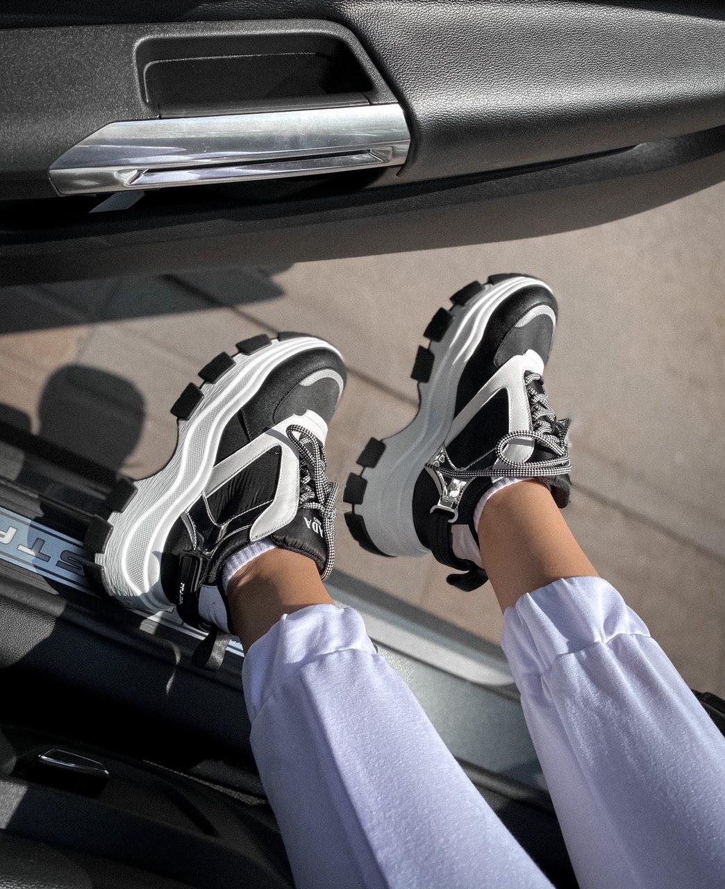 Prada Chunky Black White