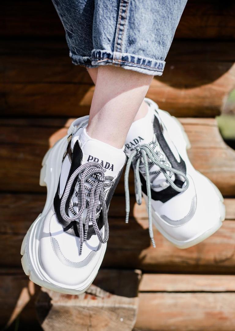 Prada Chunky White Black