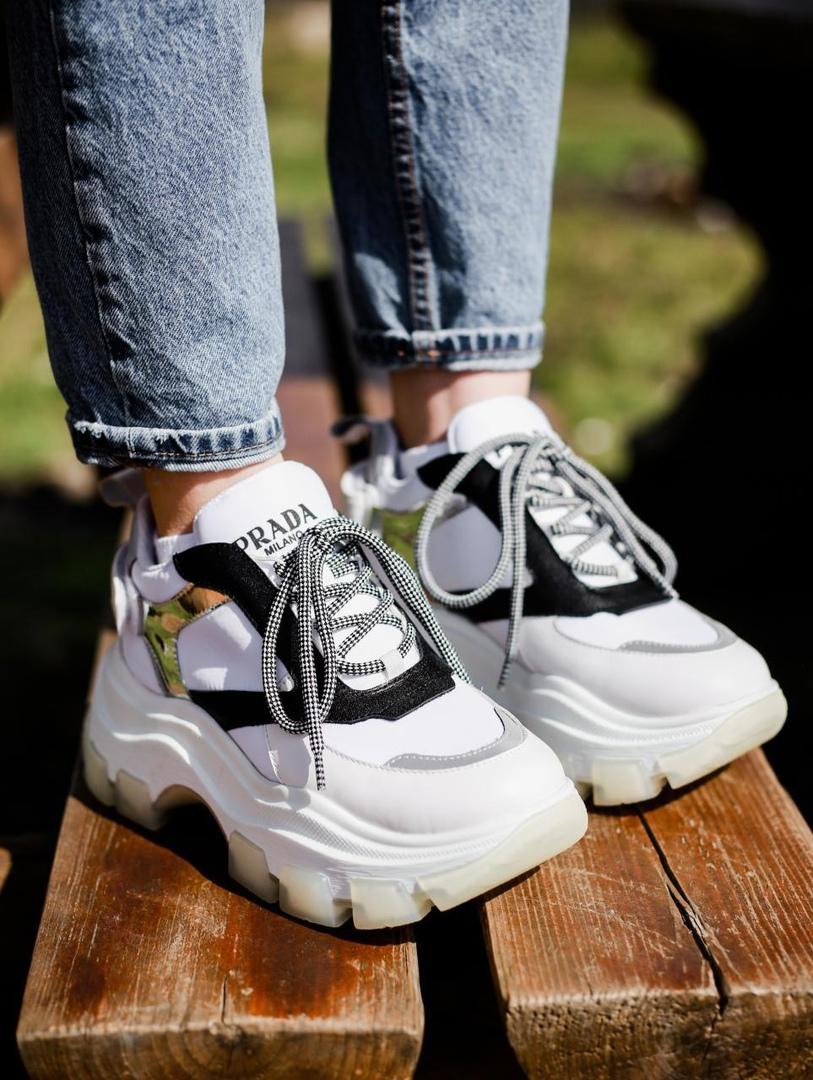 Prada Chunky White Black