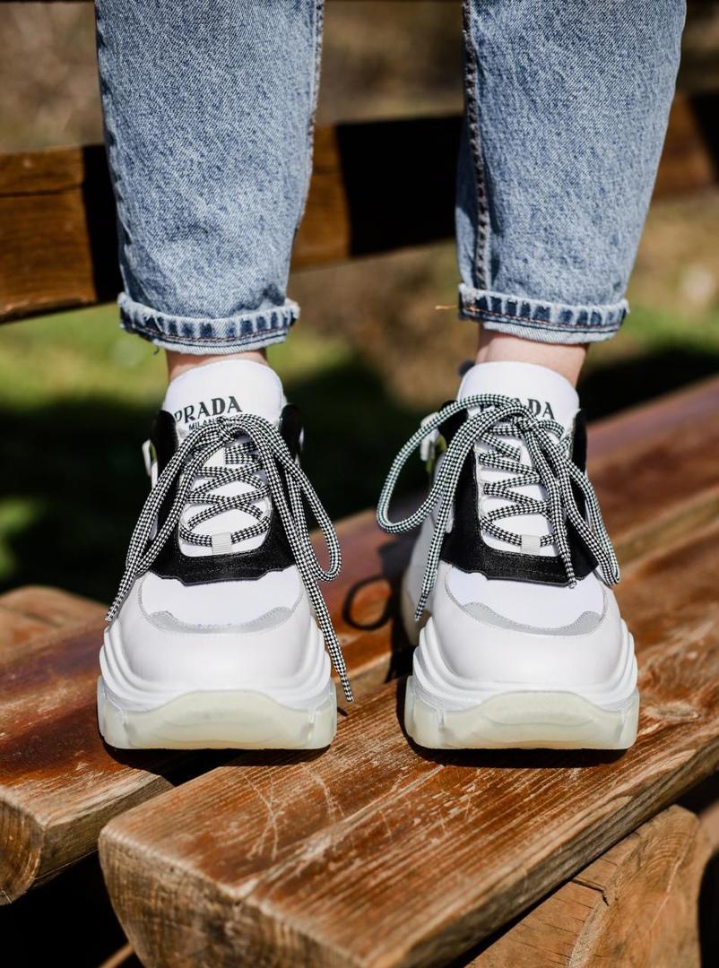 Prada Chunky White Black