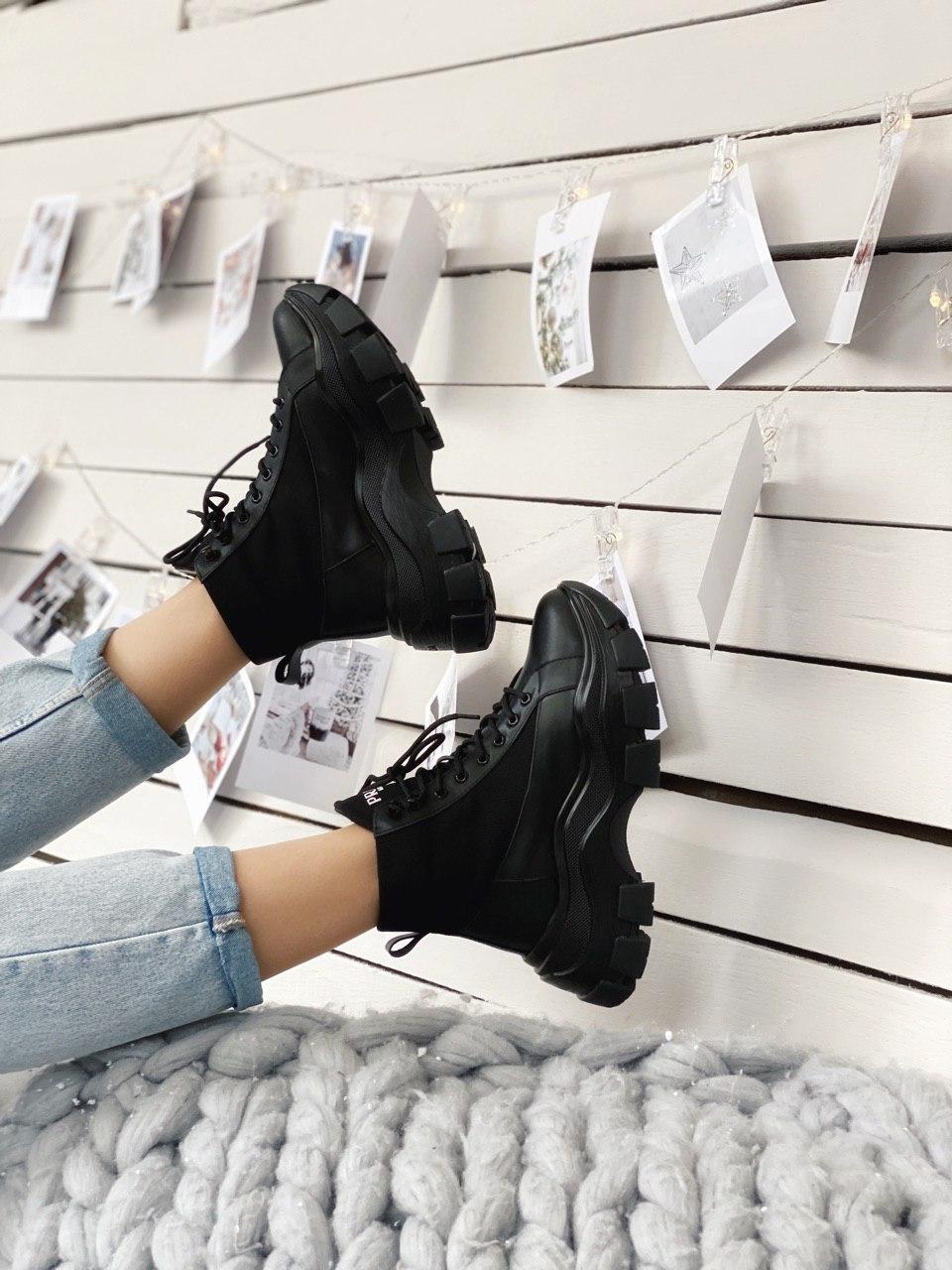 Prada Milano Sneakers Block Black