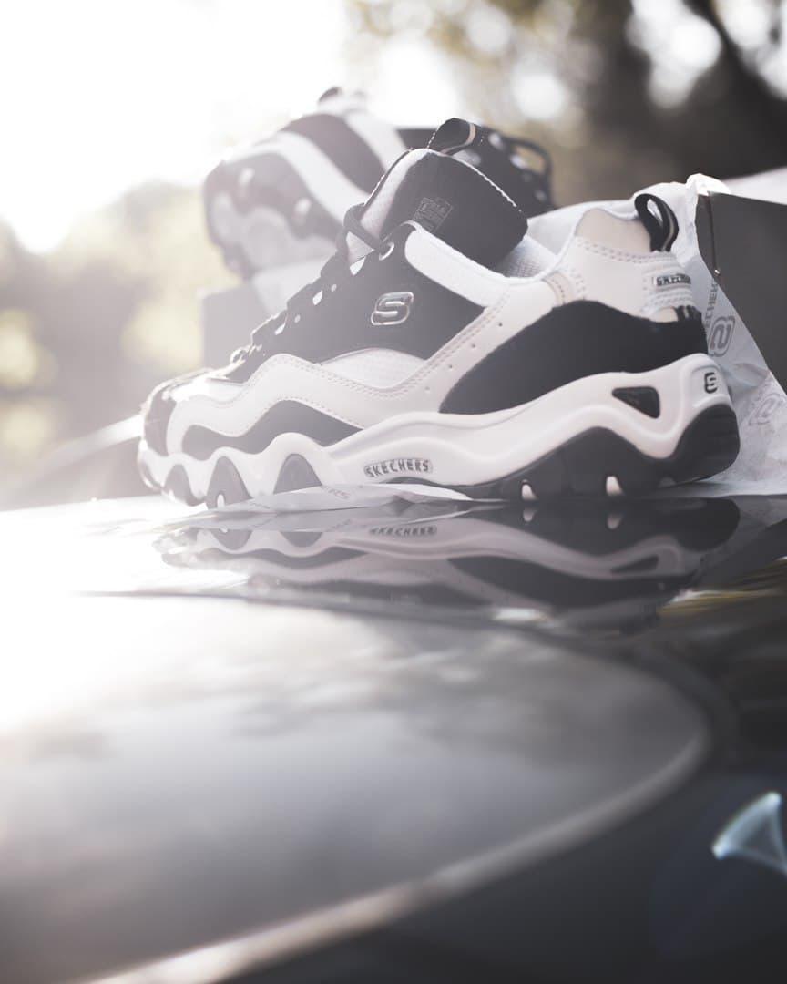 Skechers D'Lites 2 Black White