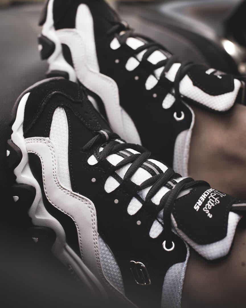 Skechers D'Lites 2 Black White
