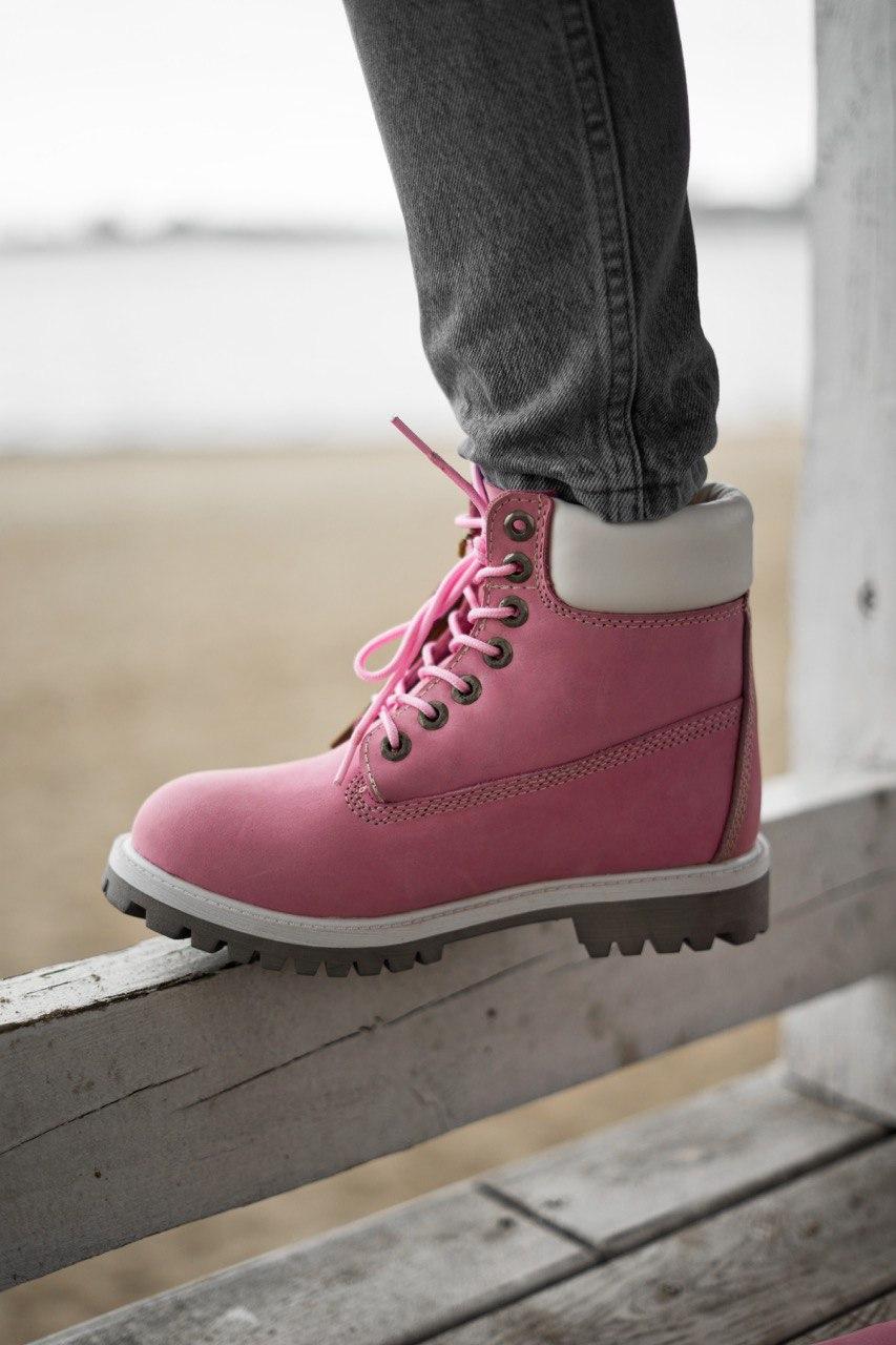 Timberland Pink White Grey 1