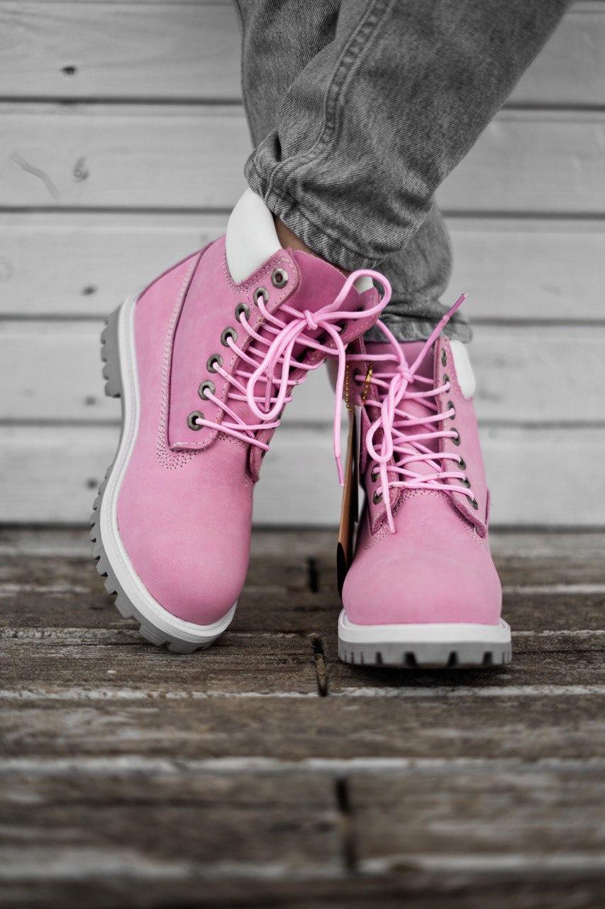 Timberland Pink White Grey 1
