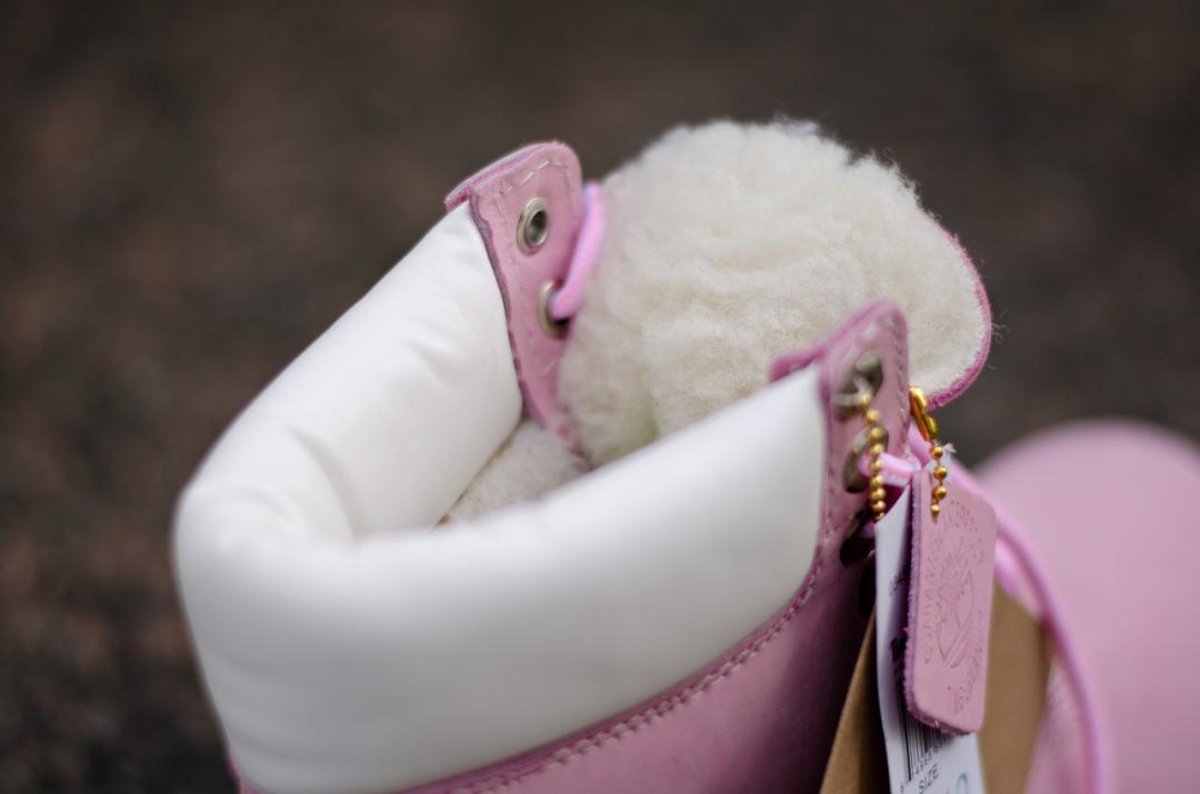 Timberland Pink White Grey