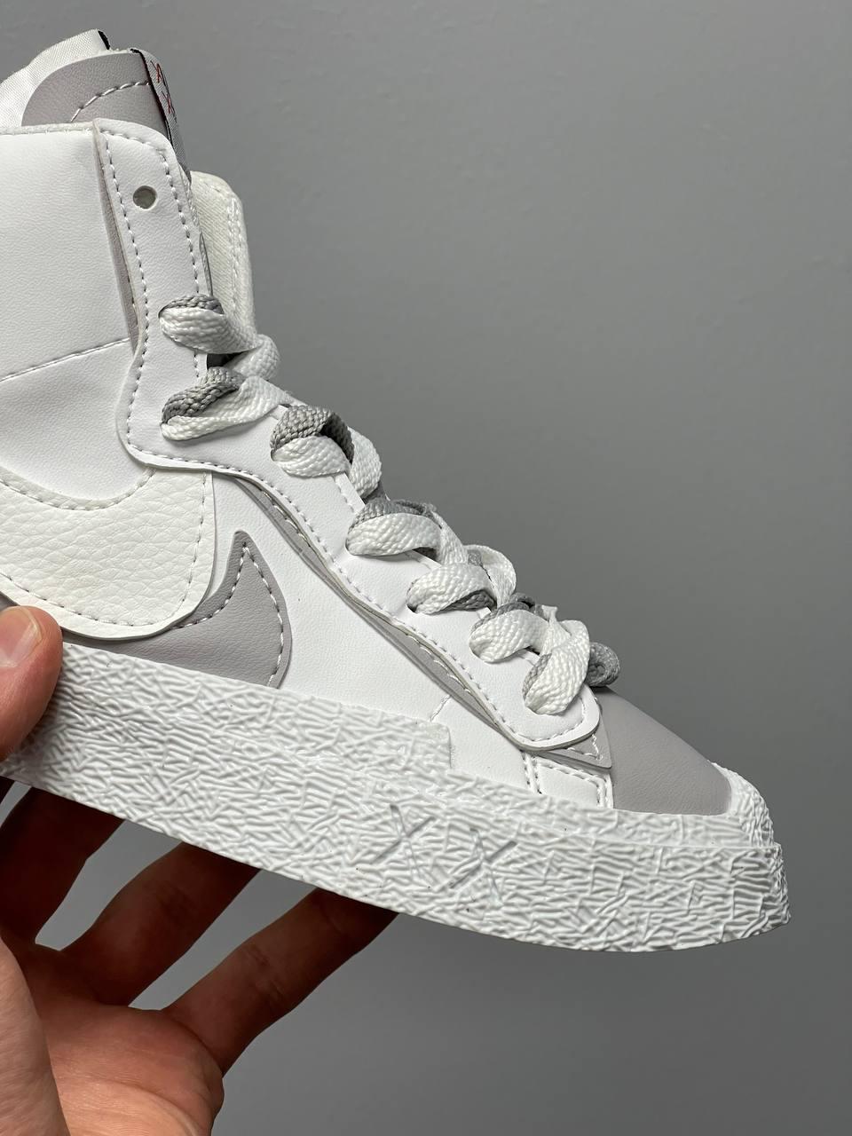 Nike Blazer Mid x Sacai Grey White