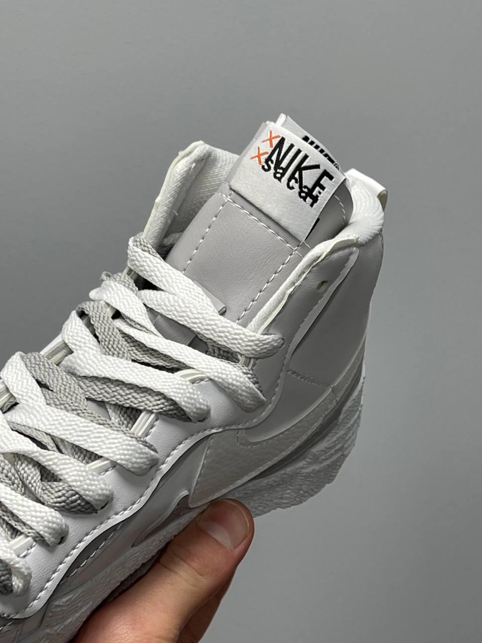 Nike Blazer Mid x Sacai Grey White