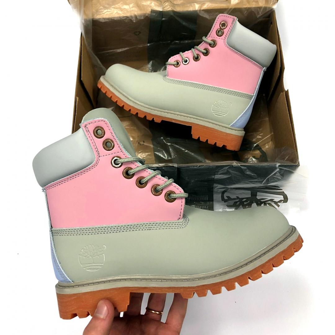Timberland Grey Pink Blue