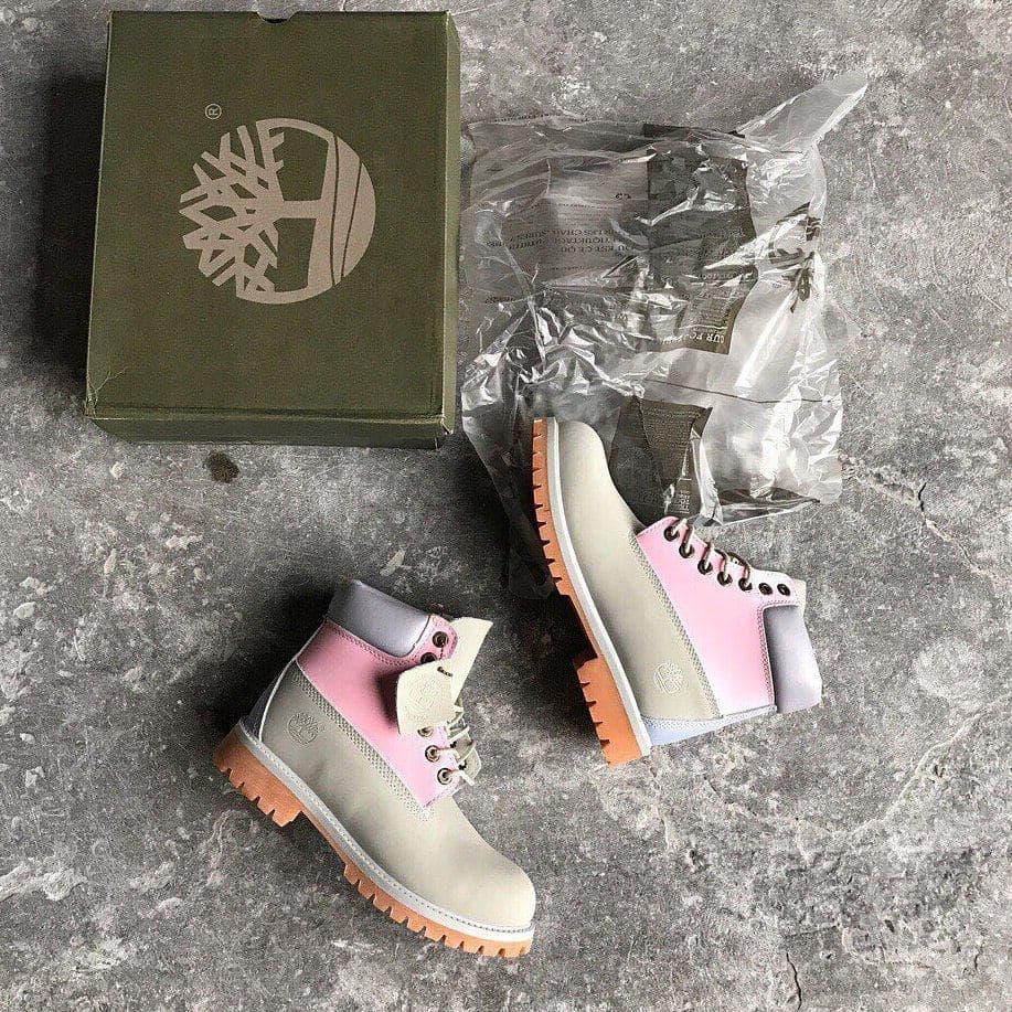 Timberland Grey Pink Blue