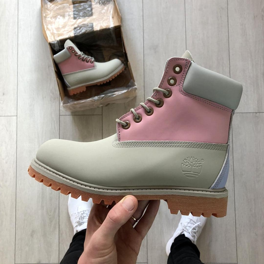 Timberland Grey Pink Blue
