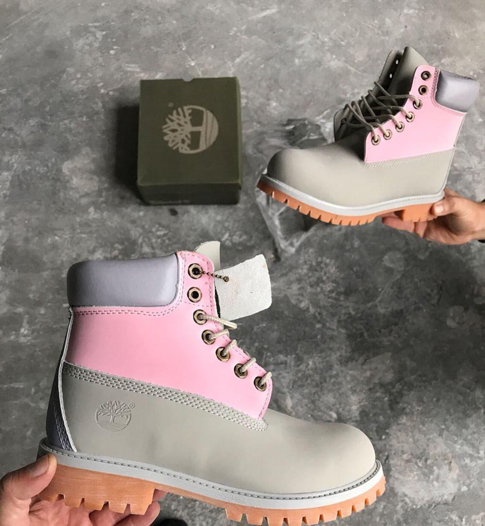Timberland Grey Pink Blue