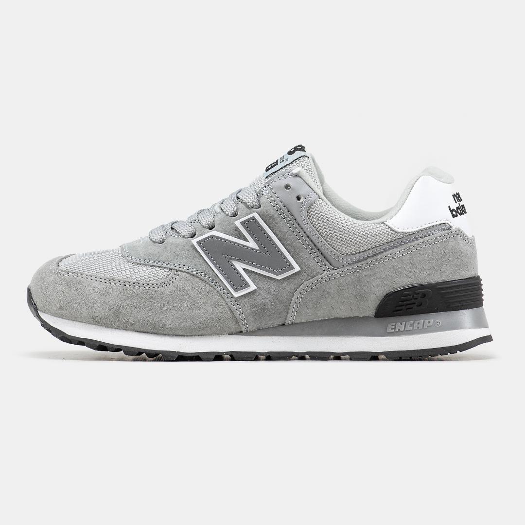 New Balance 574 Gray White