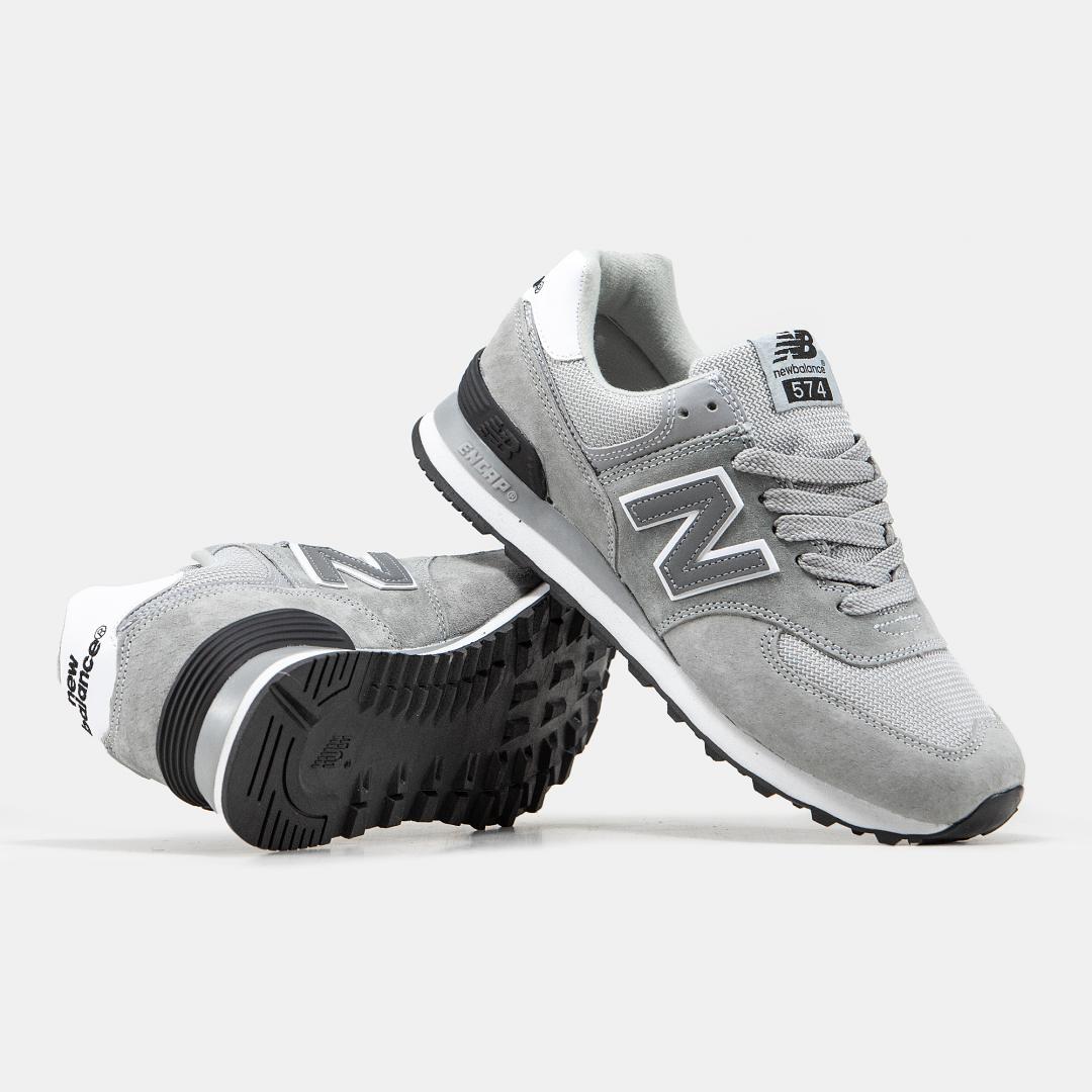 New Balance 574 Gray White