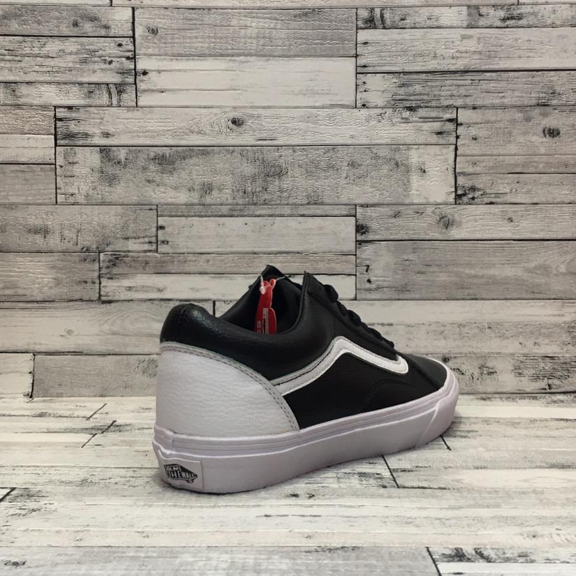 Vans Old Skool Black White Leather