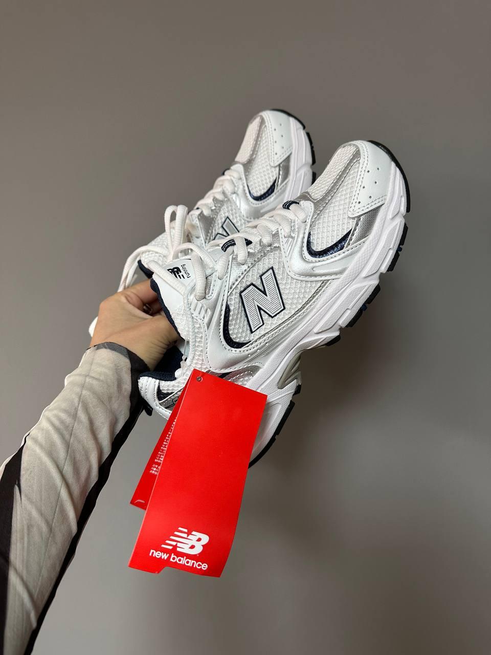 New Balance 530 White Silver Premium