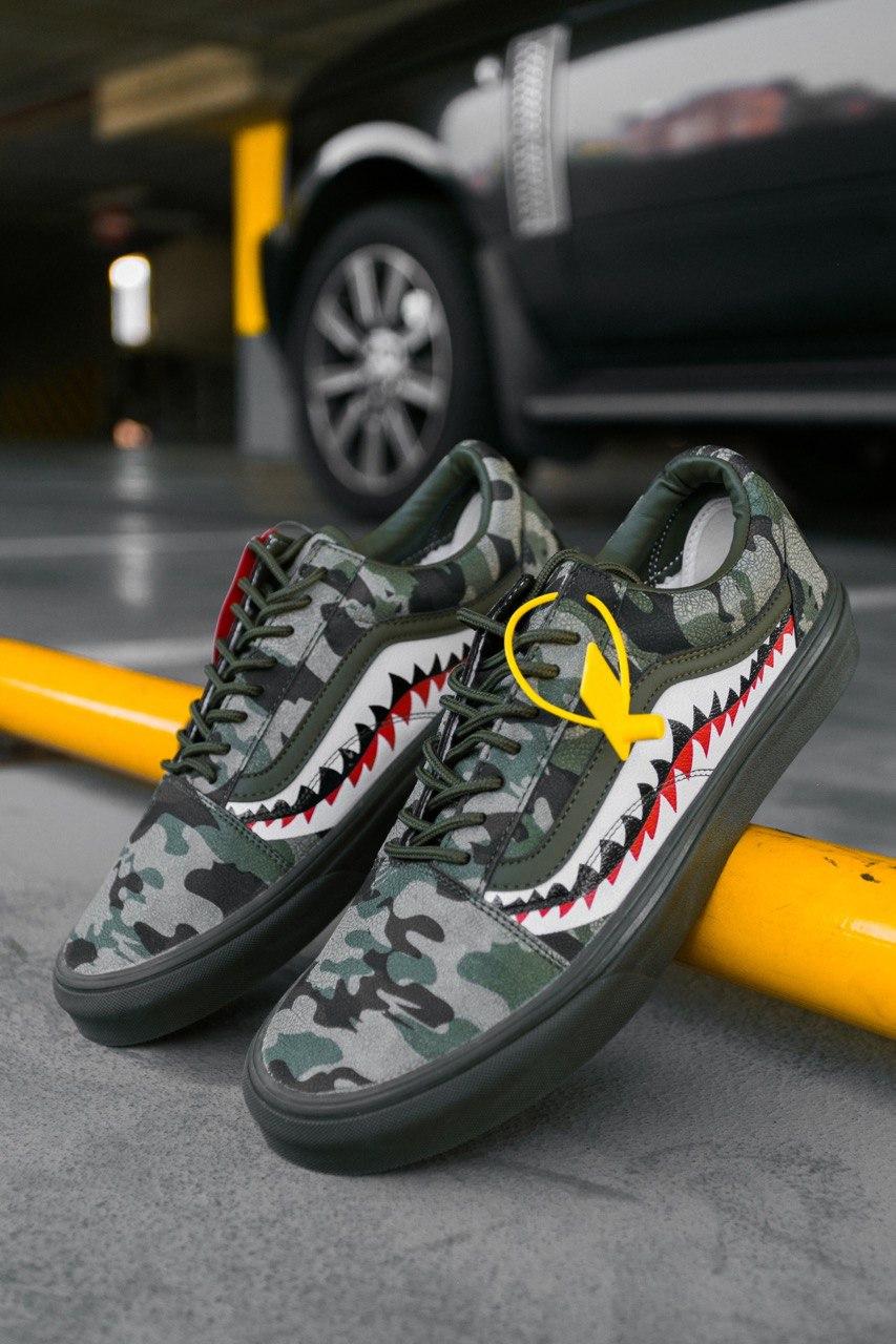 Vans Old Skool Green Camo